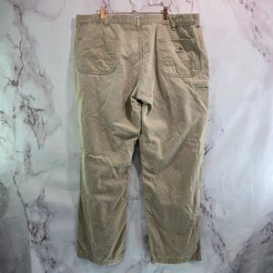 Carhartt Pants Mens 42 X 32 Khaki Tan Canvas Straight Relaxed Fit Brown Chino